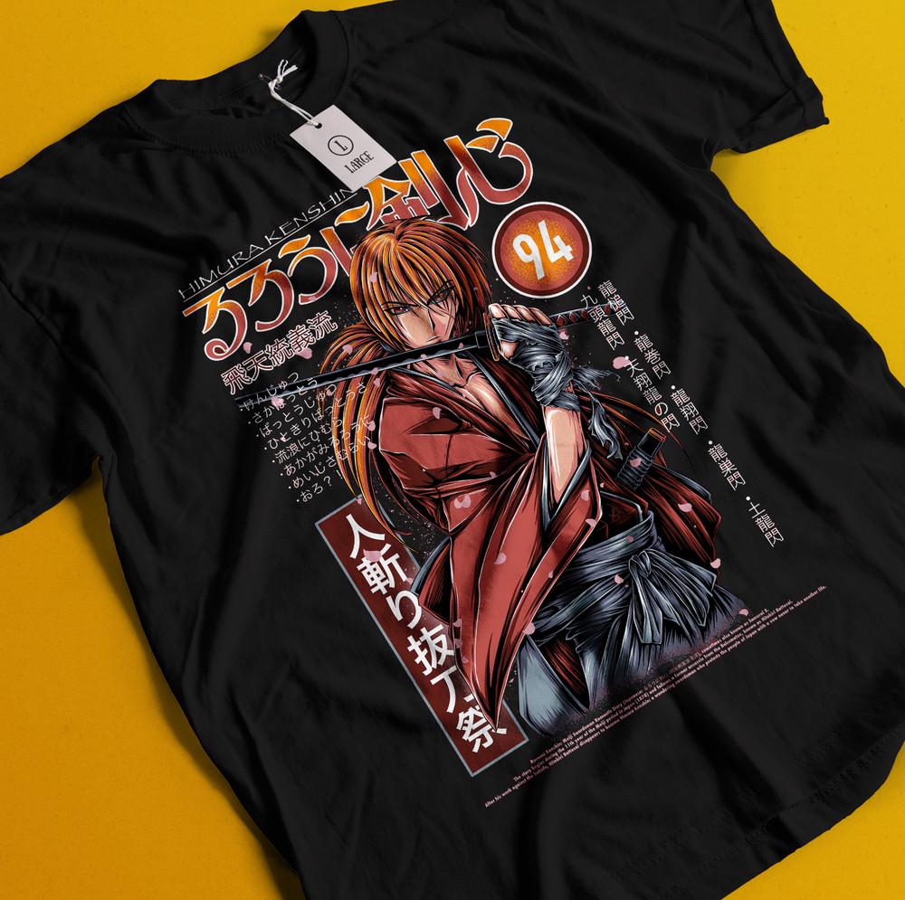 Rurouni Kenshin Shirt Samurai Himura T-Shirt Makoto Shishio Aoshi Saito Hajime 2XL
Rurouni Kenshin Shirt Samurai Himura T-Shirt Makoto Shishio Aoshi Saito Hajime 2XL