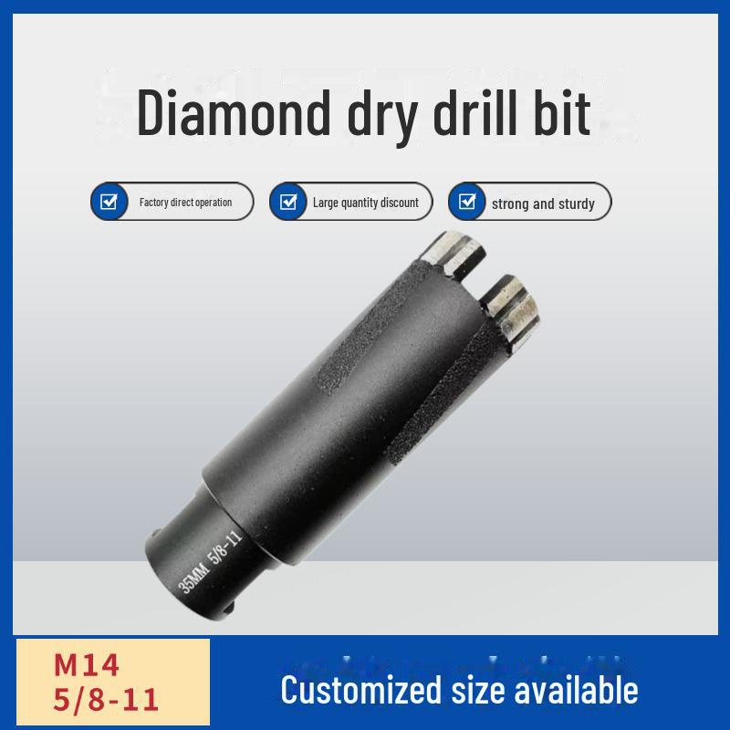 Diamond Arm Guard Drill Bit M14 ~ 5/8-11, Granite Hole Opener with Sintered Corrugated Teeth 10mm
Diamond Arm Guard Drill Bit M14 ~ 5/8-11, Granite Hole Opener with Sintered Corrugated Teeth 10mm