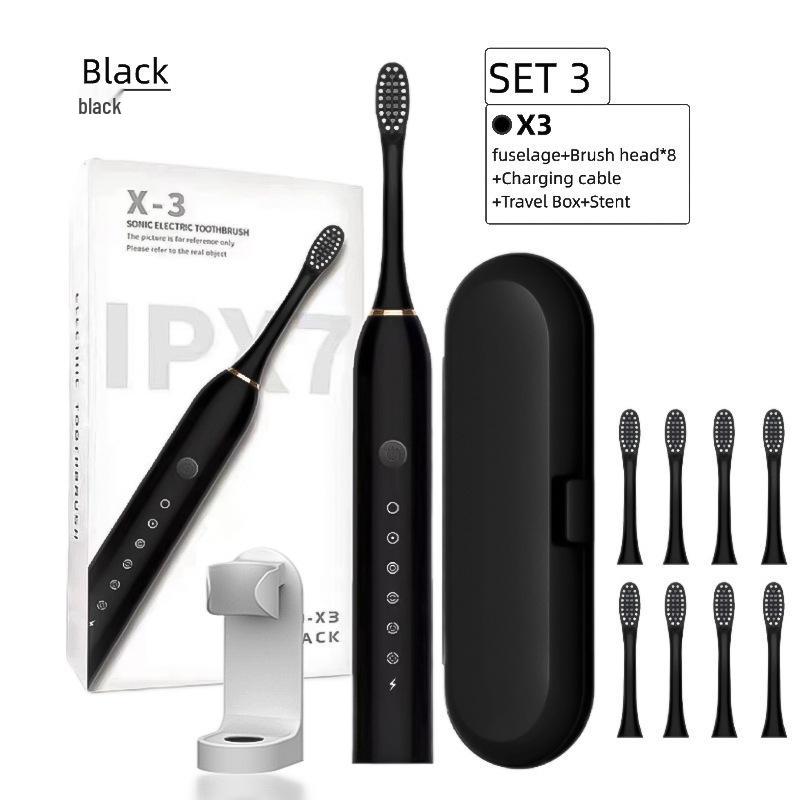 Universal Electric Toothbrush Set: Soft Bristle, Portable, for Adults & Children
Universal Electric Toothbrush Set: Soft Bristle, Portable, for Adults & Children