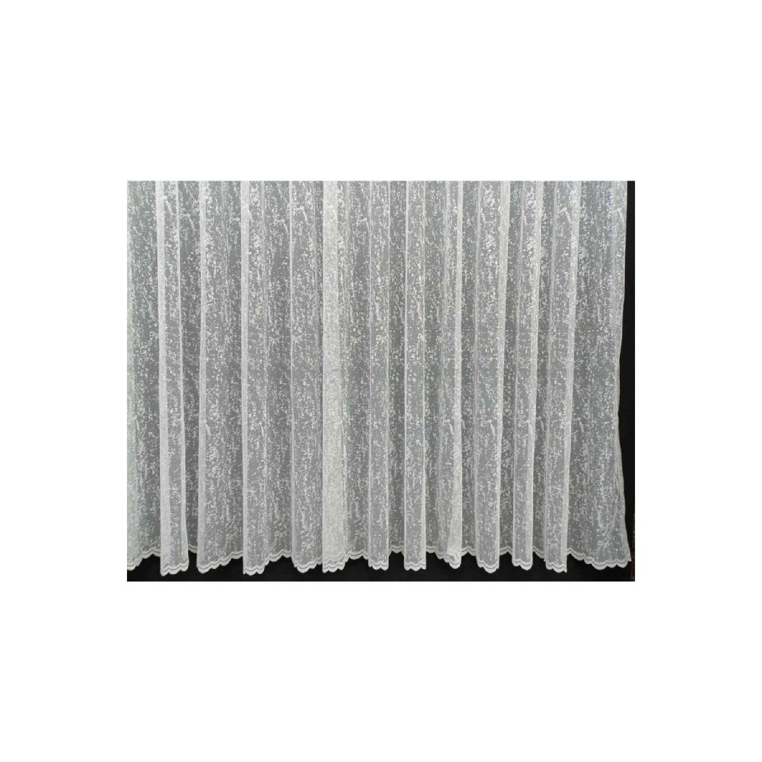 Slub Pattern Knitted Tulle Curtain 1/2 Pleat 40 x 40 белый 
Slub Pattern Knitted Tulle Curtain 1/2 Pleat 40 x 40 белый