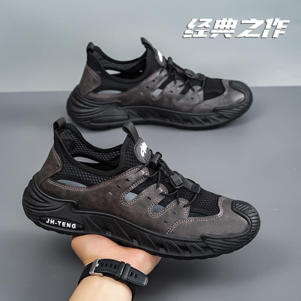 39-48 Large size sandals men s outdoor Shuoxi shoes beach wading bag head hollow sports men s shoes 39
39-48 Large size sandals men s outdoor Shuoxi shoes beach wading bag head hollow sports men s shoes 39