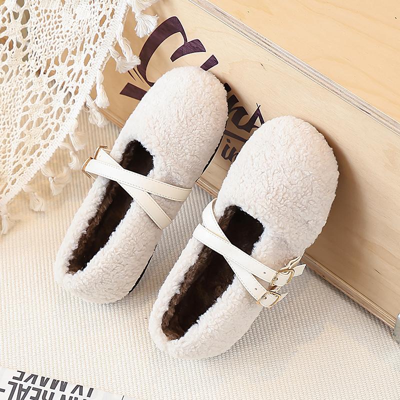 Toddler Girls Strappy Fuzzy Flats New Winter Kids Ballet Flats Soft Sole Non-slip Elegant Retro Girls School Party Shoes 26
Toddler Girls Strappy Fuzzy Flats New Winter Kids Ballet Flats Soft Sole Non-slip Elegant Retro Girls School Party Shoes 26