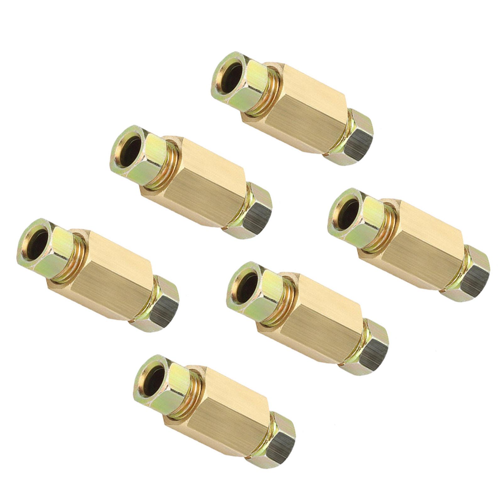 6Pack 3/8 Inch-24 Threads Brake Line Fittings Assortment For 3/16 Inch Tube
6Pack 3/8 Inch-24 Threads Brake Line Fittings Assortment For 3/16 Inch Tube