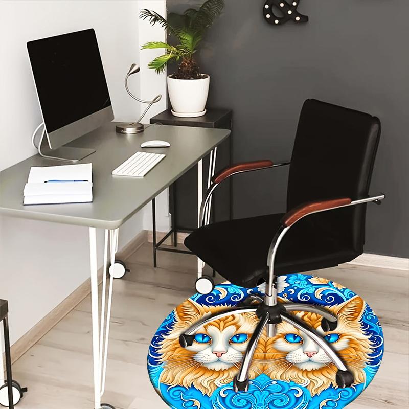 1pc Office Carpet Chair Mats Floral Cats Perfect for Decorating Office Chairs, Living Rooms, Or Bedrooms.YDT165 80cm by 80cm
1pc Office Carpet Chair Mats Floral Cats Perfect for Decorating Office Chairs, Living Rooms, Or Bedrooms.YDT165 80cm by 80cm
