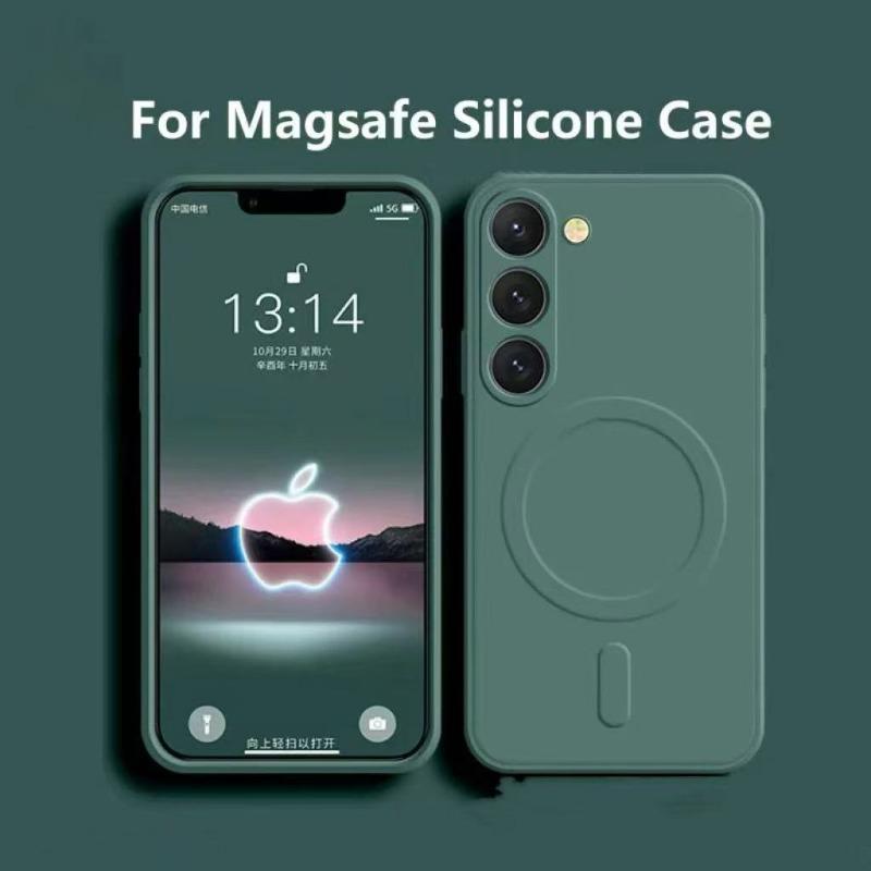 For Magsafe Magnetic Wireless Charge Case For Samsung Galaxy A55 S24 S25 Ultra S23 FE S22 S21 Plus A15 A35 Liquid Silicone Cover For S21FE светло-зеленый
For Magsafe Magnetic Wireless Charge Case For Samsung Galaxy A55 S24 S25 Ultra S23 FE S22 S21 Plus A15 A35 Liquid Silicone Cover For S21FE светло-зеленый