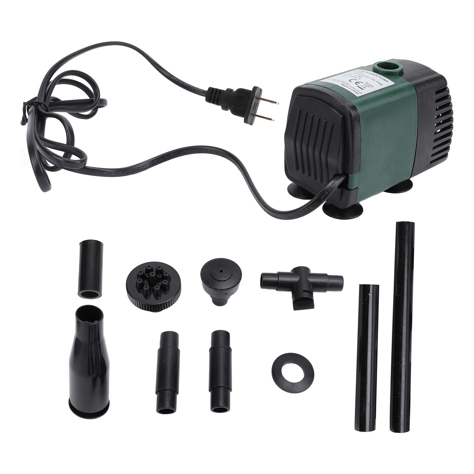Submersible Fountain Water Pump Small Outdoor IP68 Protecting 7W 500LH for Aquarium Fish Tank Pond
Submersible Fountain Water Pump Small Outdoor IP68 Protecting 7W 500LH for Aquarium Fish Tank Pond