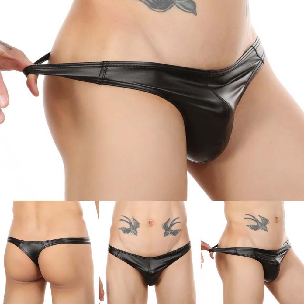 Мужские трусы из искусственной кожи Нижнее белье G-String Стринги Нижнее белье Сексуальное низкое бикини
Мужские трусы из искусственной кожи Нижнее белье G-String Стринги Нижнее белье Сексуальное низкое бикини
