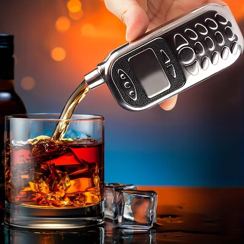 1Pc Retro Mobile Phone Bottle, Whiskey Flask, Portable Creative Bottle For Dispensing, Stainless Steel 2.5Oz Flask A
1Pc Retro Mobile Phone Bottle, Whiskey Flask, Portable Creative Bottle For Dispensing, Stainless Steel 2.5Oz Flask A