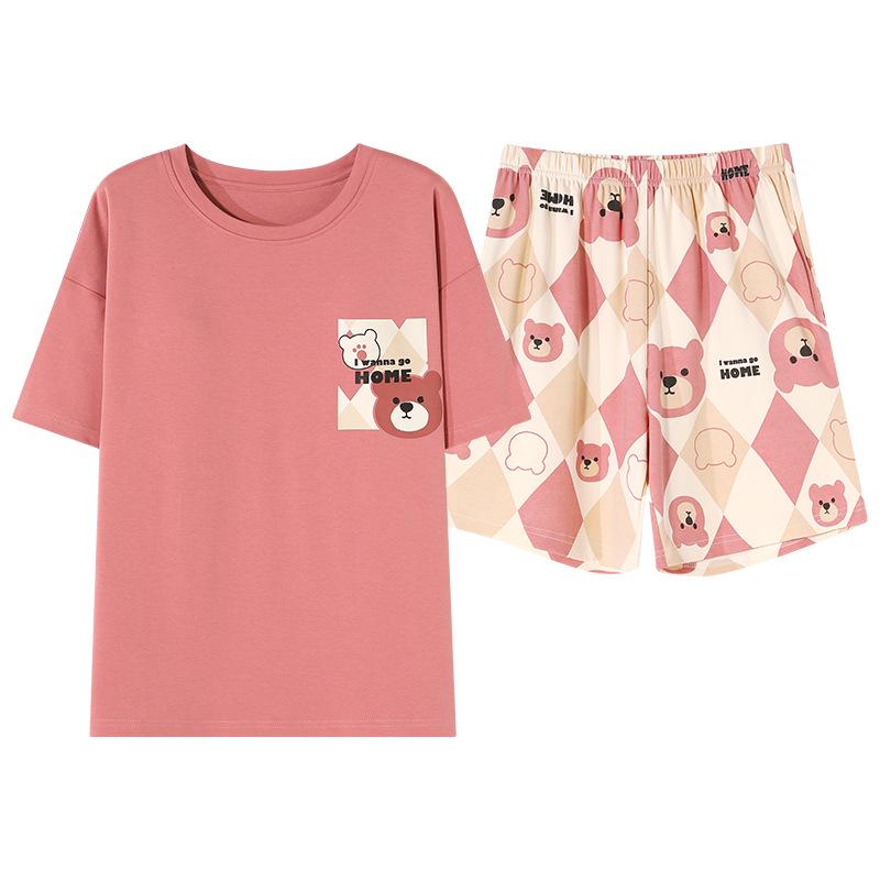 2026 Summer Cute Couple Pajamas Set: Pure Cotton Short Sleeve Homewear for Men, Women, and Students XXL
2026 Summer Cute Couple Pajamas Set: Pure Cotton Short Sleeve Homewear for Men, Women, and Students XXL