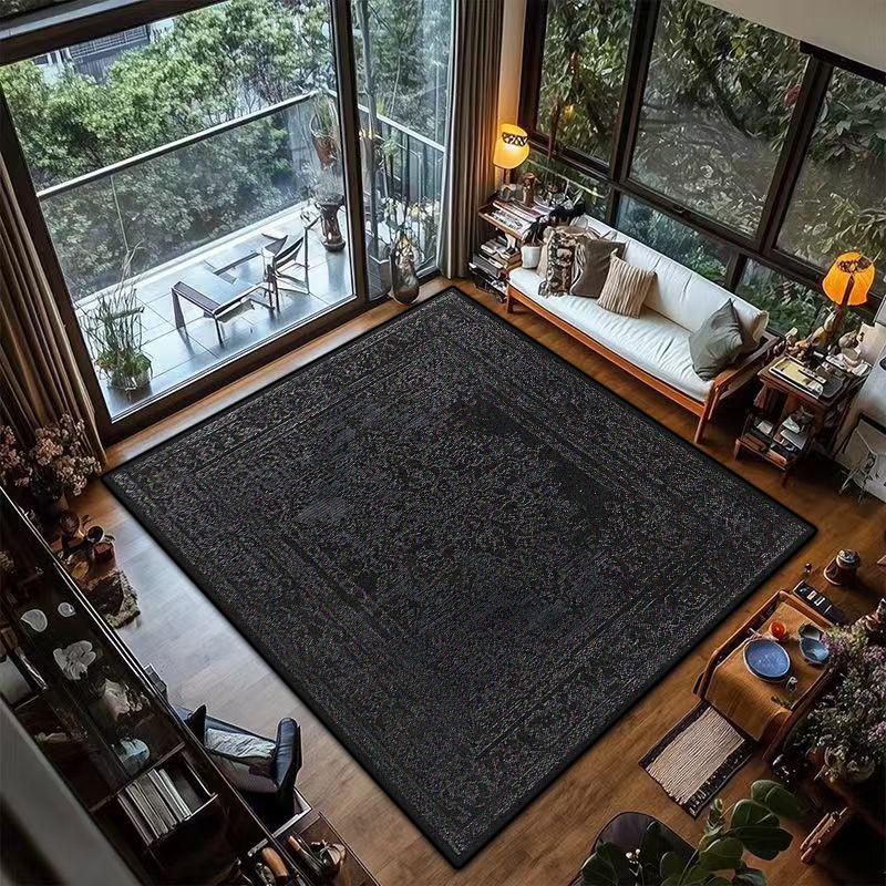 Retro Black Persian CARPET LIVE ROOM Luxury Home Decoration Bedroom Large Area Rugs Easy Cleaning Non-slip Floor Mats Bedside 60x90cm
Retro Black Persian CARPET LIVE ROOM Luxury Home Decoration Bedroom Large Area Rugs Easy Cleaning Non-slip Floor Mats Bedside 60x90cm