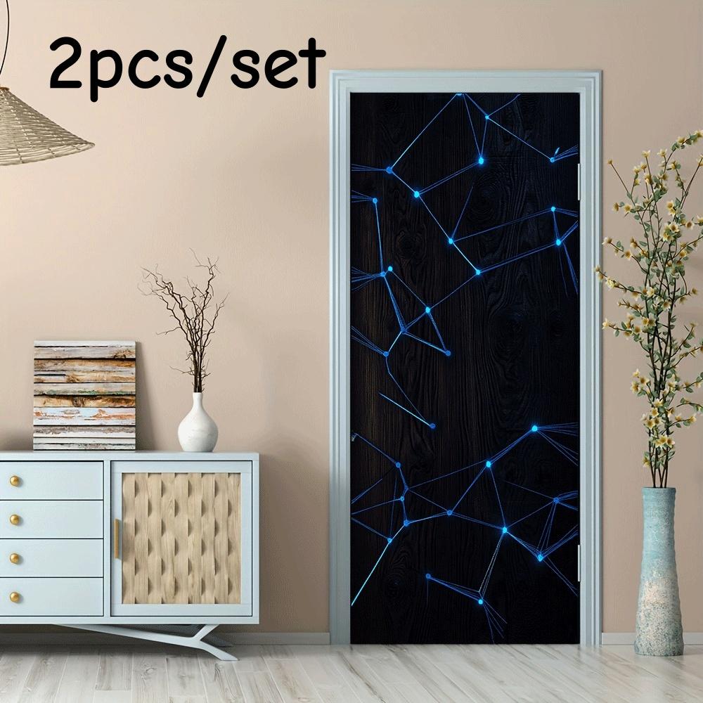 2pcs geometric line wall stickers adopt fluorescent blue design, consisting of abstract network patterns composed of luminous no (as the picture,38.5x200cmx2)
2pcs geometric line wall stickers adopt fluorescent blue design, consisting of abstract network patterns composed of luminous no (as the picture,38.5x200cmx2)
