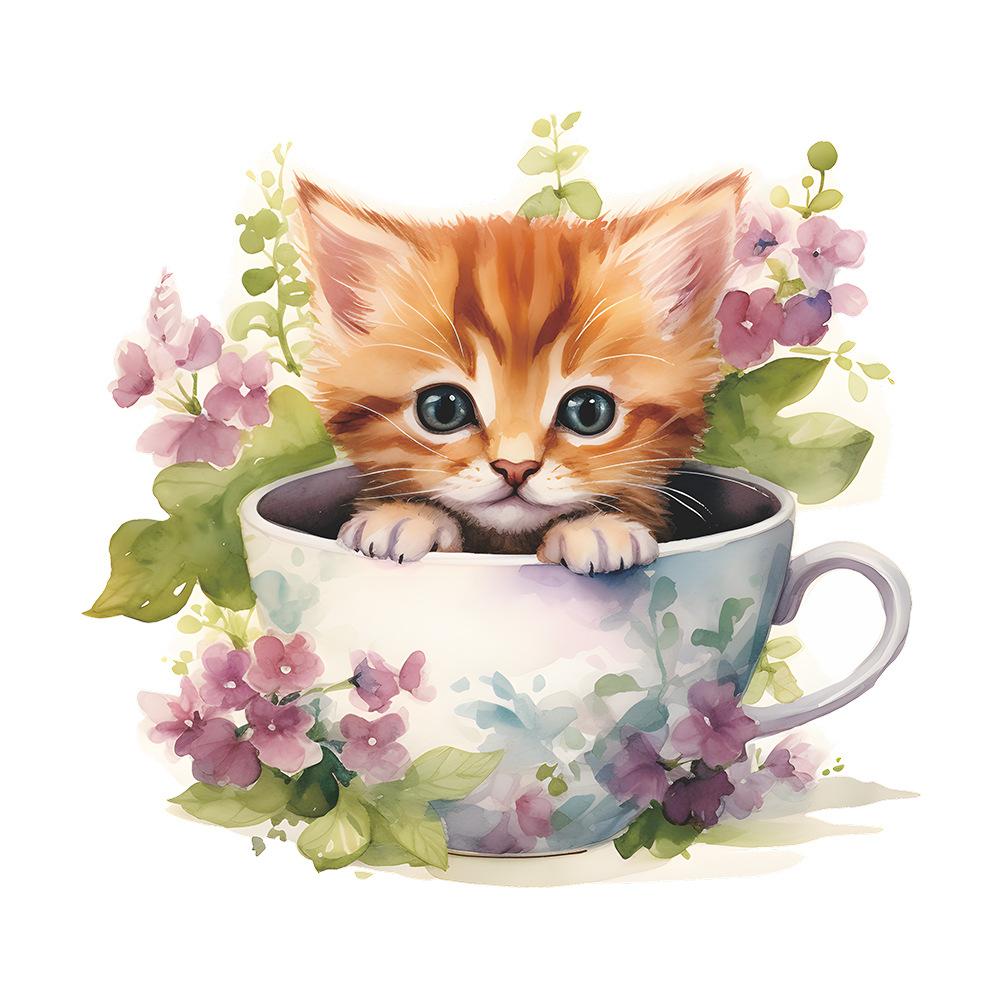 Cute Tea Cup Cat Flower Wall Sticker Toilet Decor Bathroom Mural Room Background Home Decoration Self-adhesive Cupboard Decals
Cute Tea Cup Cat Flower Wall Sticker Toilet Decor Bathroom Mural Room Background Home Decoration Self-adhesive Cupboard Decals