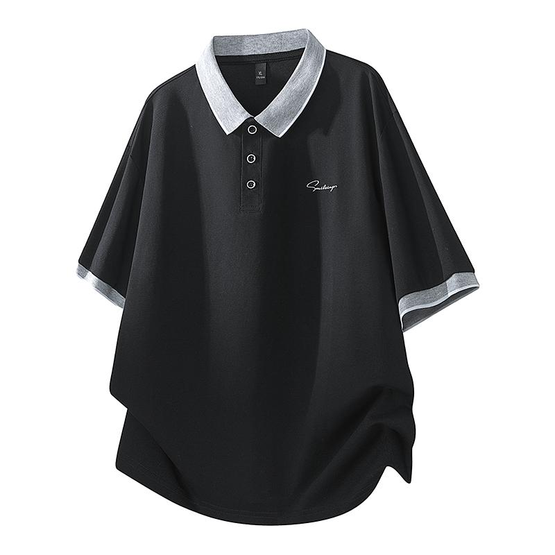 Summer Ice Silk Men s Short Sleeved T-shirt Men s Short Sleeved Polo Shirt M
Summer Ice Silk Men s Short Sleeved T-shirt Men s Short Sleeved Polo Shirt M