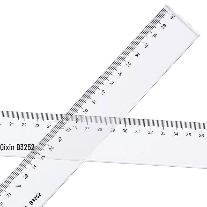 Qixin B3252 40CM Transparent Precision Scale Ruler for Study, Office, and Exam. 40cm прозрачный
Qixin B3252 40CM Transparent Precision Scale Ruler for Study, Office, and Exam. 40cm прозрачный