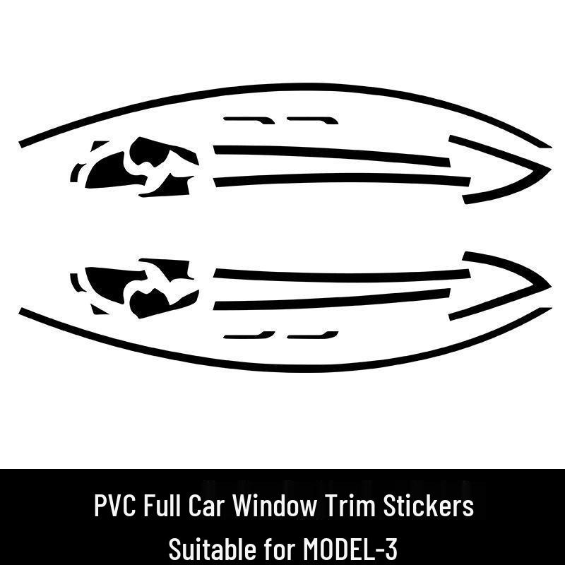 Tesla Window Trim Chrome Color Change Stickers (3-Pack)
Tesla Window Trim Chrome Color Change Stickers (3-Pack)