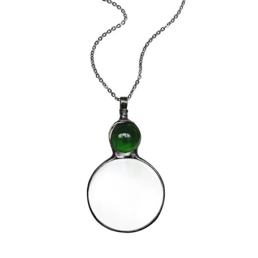 Magnifying Glass Necklace - Unique Mother s Day Gift for Mom & Elders, Practical Daily Wear Reading Aid Jewelry зелений
Magnifying Glass Necklace - Unique Mother s Day Gift for Mom & Elders, Practical Daily Wear Reading Aid Jewelry зелений