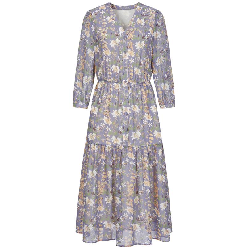 Annakou Chiffon Watercolor Print Puff Sleeve Dress XL
Annakou Chiffon Watercolor Print Puff Sleeve Dress XL