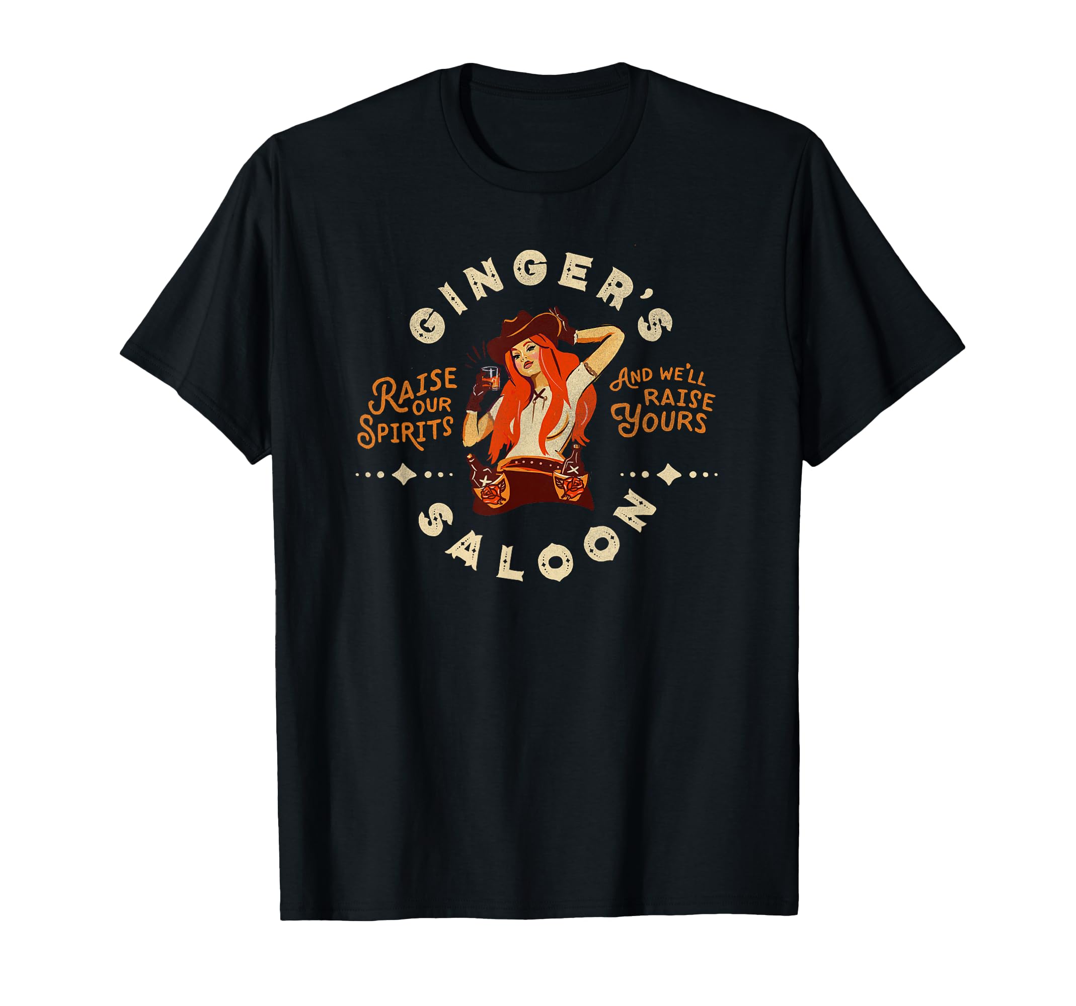 Lift Your Spirits Pinup Ginger s Saloon T-Shirt чёрный
Lift Your Spirits Pinup Ginger s Saloon T-Shirt чёрный