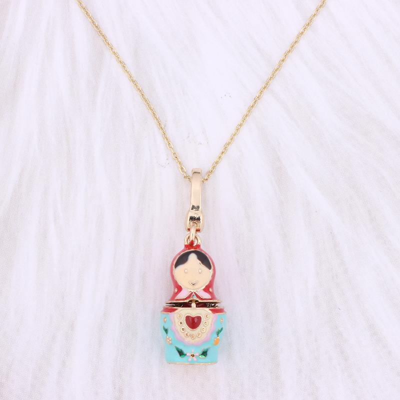 Adorable Russian Decorative Pendant Key Chain Matryoshka Dolls Necklace Sweater Chain Fashion Jewelry Gift For Women
Adorable Russian Decorative Pendant Key Chain Matryoshka Dolls Necklace Sweater Chain Fashion Jewelry Gift For Women