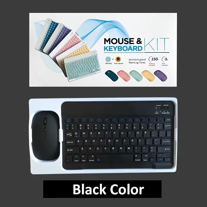 10-Inch Bluetooth Keyboard and Mouse Set, Dual Mode For Windows 10, Wireless Connection, Black, Rechargeable чорний
10-Inch Bluetooth Keyboard and Mouse Set, Dual Mode For Windows 10, Wireless Connection, Black, Rechargeable чорний