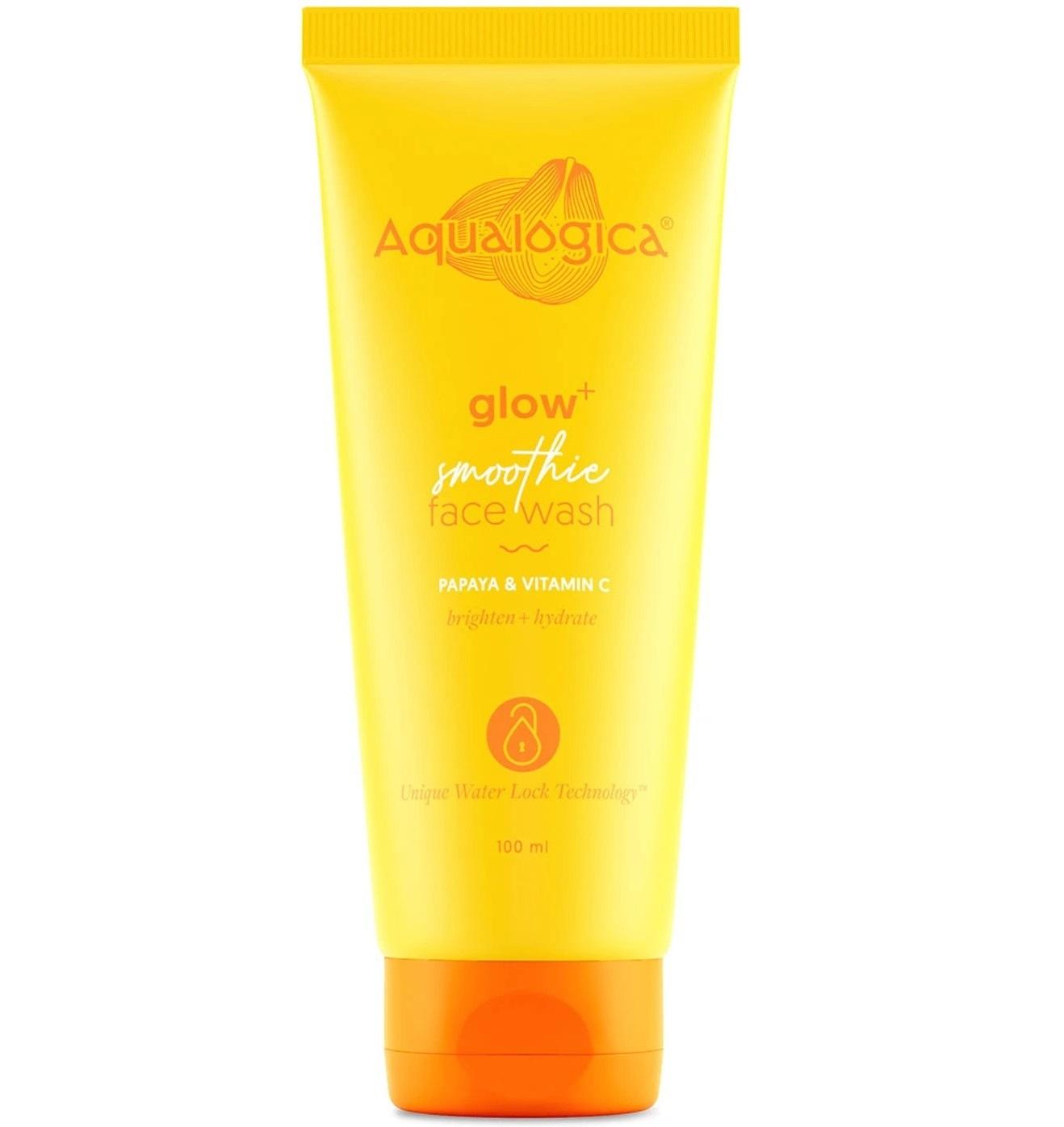 Aqualogica Glow+ Smoothie for Deep Cleansing & Skin Brightening with Vitamin C & Papaya Face Wash (100 ml) 100 ml
Aqualogica Glow+ Smoothie for Deep Cleansing & Skin Brightening with Vitamin C & Papaya Face Wash (100 ml) 100 ml