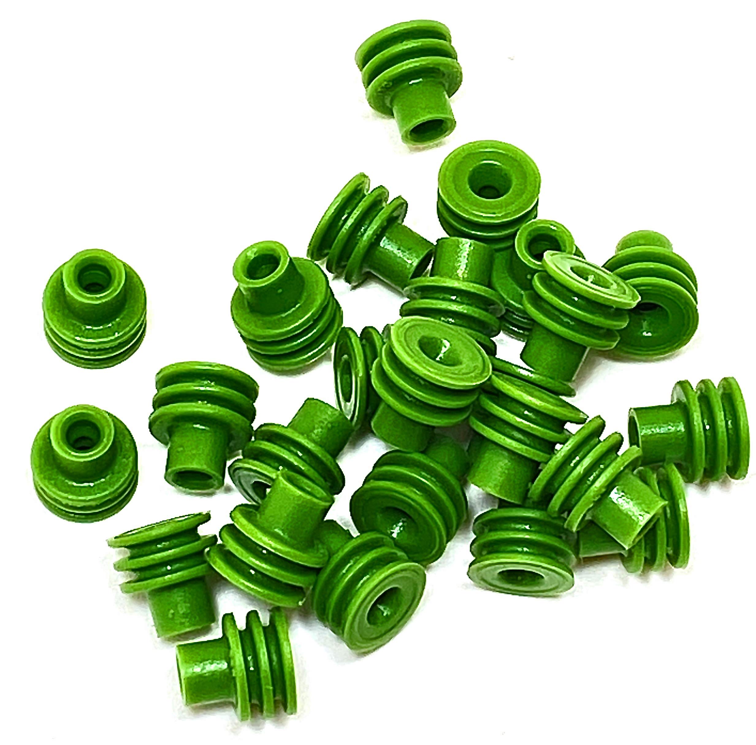 OEM Delphi 15324982 Weatherpack Connector Wire Seal 18-20 Gauge Green - 50 Pack зелений
OEM Delphi 15324982 Weatherpack Connector Wire Seal 18-20 Gauge Green - 50 Pack зелений
