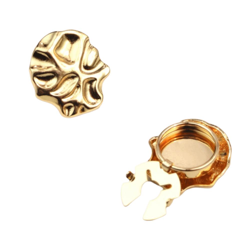 Shiny Metal Cufflinks Heart-shaped Brooch Pins New Sleeve Buttons Shirt Sleeve Gold-A
Shiny Metal Cufflinks Heart-shaped Brooch Pins New Sleeve Buttons Shirt Sleeve Gold-A