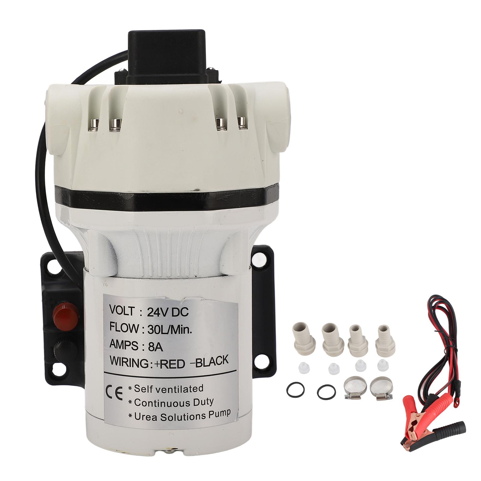 Електричний діафрагмовий насос DC24V, підйом 30 л, 11 м, 70 PSI, 350 Вт, самовсмоктувальний водяний насос для хімічних речовин
Електричний діафрагмовий насос DC24V, підйом 30 л, 11 м, 70 PSI, 350 Вт, самовсмоктувальний водяний насос для хімічних речовин