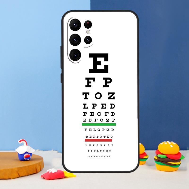 Vision Test Chart Phone Case For Samsung Galaxy S24 S25 Ultra S9 S10 S20 S22 S21 S23 Plus S24 FE Cover Coque Galaxy S23Ultra
Vision Test Chart Phone Case For Samsung Galaxy S24 S25 Ultra S9 S10 S20 S22 S21 S23 Plus S24 FE Cover Coque Galaxy S23Ultra
