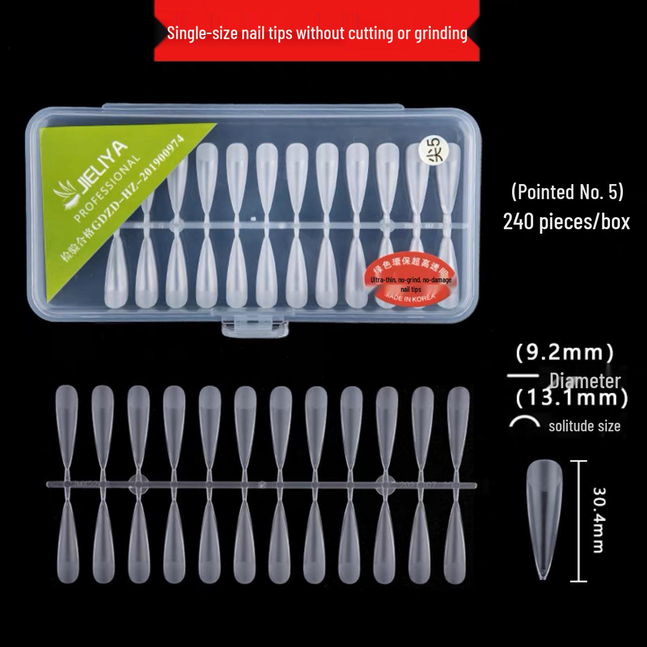 Odd Number Small Size Matte Long Taper Nail Tips (Sizes 3-9) Untagged
Odd Number Small Size Matte Long Taper Nail Tips (Sizes 3-9) Untagged