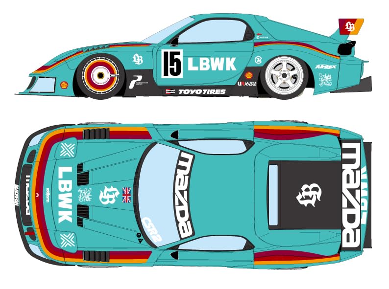 Модель EIDOLON 143 LB-Super Silhouette Mazda FD3S RX-7 Мятно-зеленый Готовое изделие LB028C
Модель EIDOLON 143 LB-Super Silhouette Mazda FD3S RX-7 Мятно-зеленый Готовое изделие LB028C