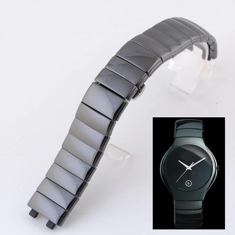 Високоякісний керамічний ремінець для годинника Rado Genuine Series Чорно-білий керамічний ланцюжок для годинника для чоловіків та жінок Ремінець 21 мм 13-7mm
Високоякісний керамічний ремінець для годинника Rado Genuine Series Чорно-білий керамічний ланцюжок для годинника для чоловіків та жінок Ремінець 21 мм 13-7mm