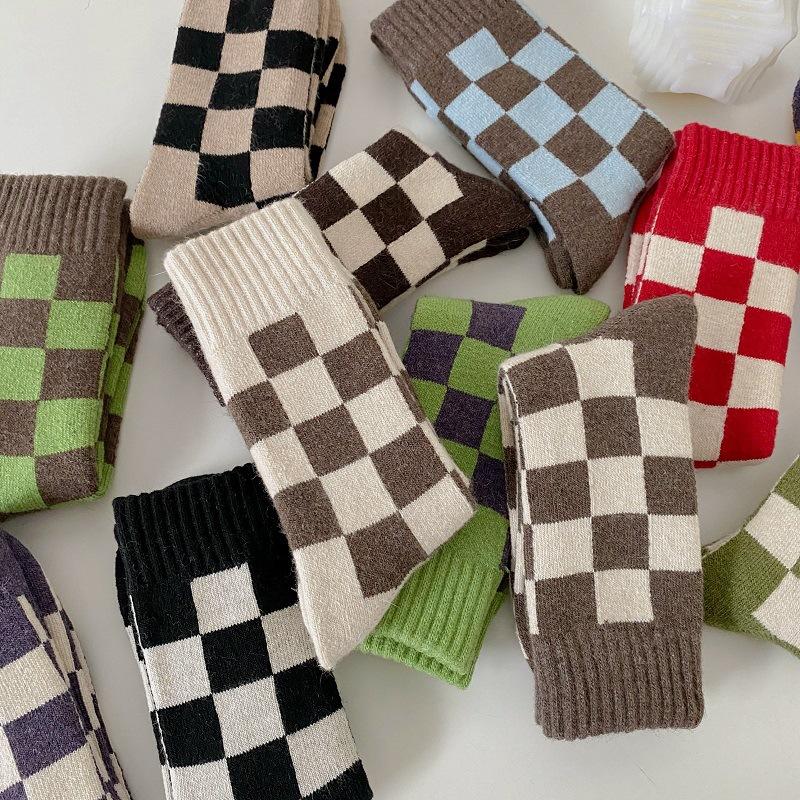 5 Pairs of Women s Autumn and Winter Vintage Wool and Fleece Warm Loop Mid Calf Socks 5 Pairs коричневий/зелений
5 Pairs of Women s Autumn and Winter Vintage Wool and Fleece Warm Loop Mid Calf Socks 5 Pairs коричневий/зелений