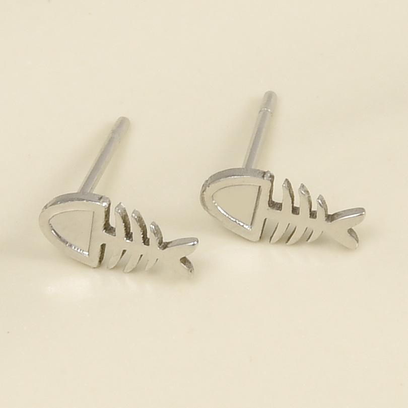 Cute Fish Bone Stainless Steel Ear Studs For Women Men Accessories Earrings Metal Earplugs Vintage Piercing Jewelry Party Gifts
Cute Fish Bone Stainless Steel Ear Studs For Women Men Accessories Earrings Metal Earplugs Vintage Piercing Jewelry Party Gifts