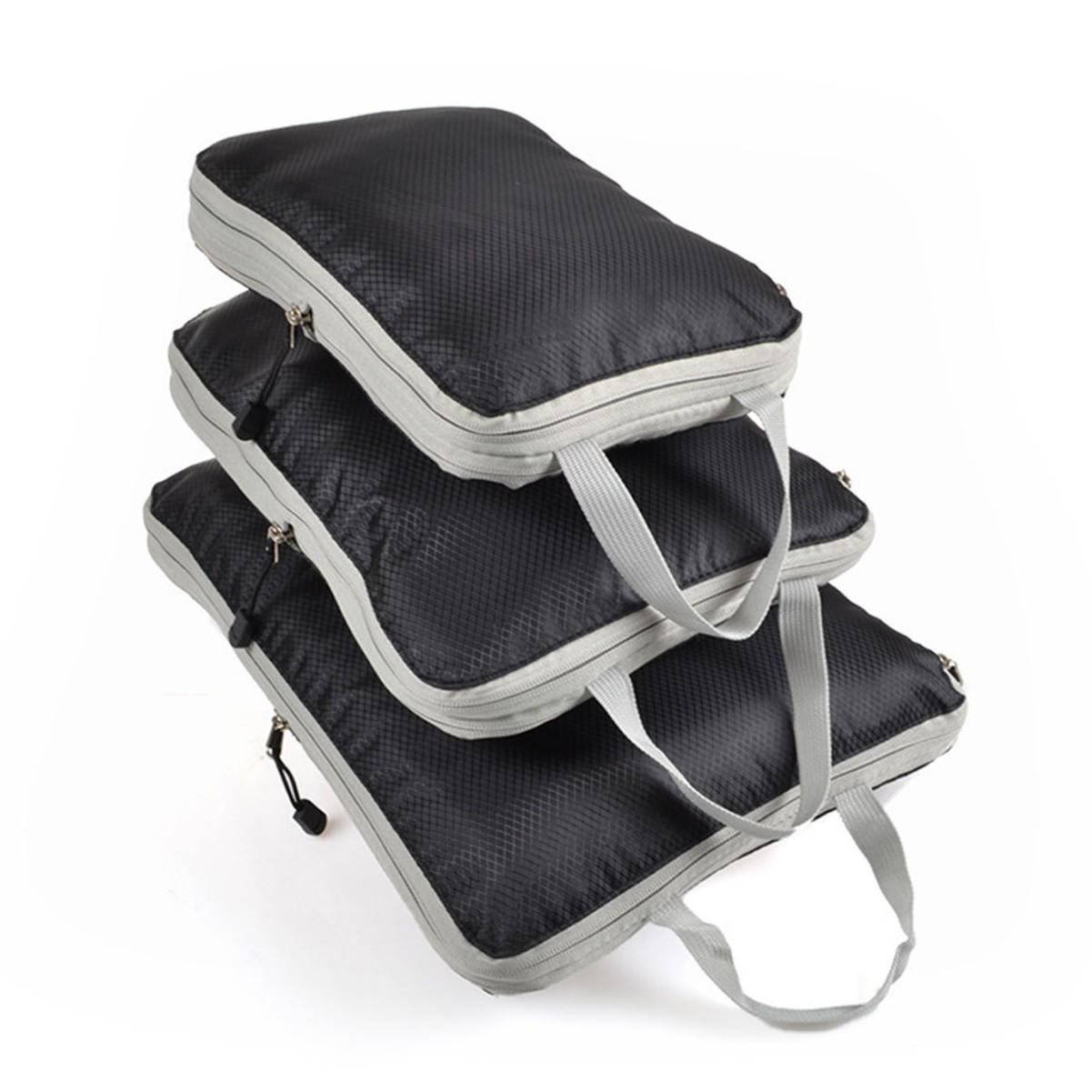3pcs/1set Travel storage bag compressible packaging cube foldable waterproof suitcase nylon portable bag luggage rack чёрный
3pcs/1set Travel storage bag compressible packaging cube foldable waterproof suitcase nylon portable bag luggage rack чёрный