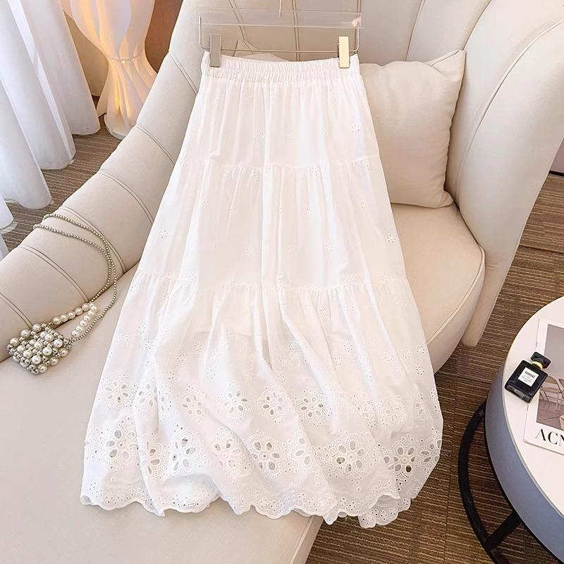 Hollow-Out Fairy 2025 Summer High-Waist Slimming Mid-Length Skirt for Women One Size белый
Hollow-Out Fairy 2025 Summer High-Waist Slimming Mid-Length Skirt for Women One Size белый