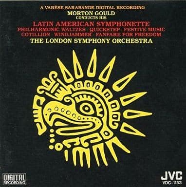 CD LONDON SYMPHONY ORCHESTRA; GOULD (M - Latin American Sinfonietta VDC1153 Japan Classical Used
CD LONDON SYMPHONY ORCHESTRA; GOULD (M - Latin American Sinfonietta VDC1153 Japan Classical Used