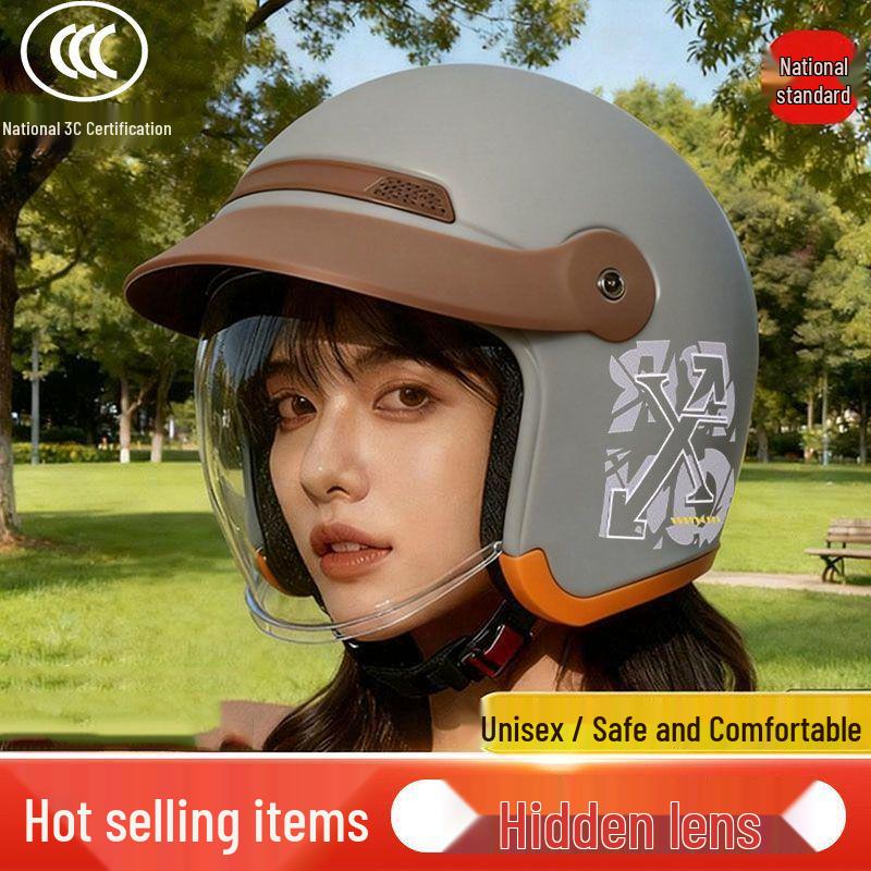 3C Certified Electric Scooter Helmet: Warm, Anti-Cold, Retro Design for Autumn/Winter, Men & Women Safety. One Size
3C Certified Electric Scooter Helmet: Warm, Anti-Cold, Retro Design for Autumn/Winter, Men & Women Safety. One Size