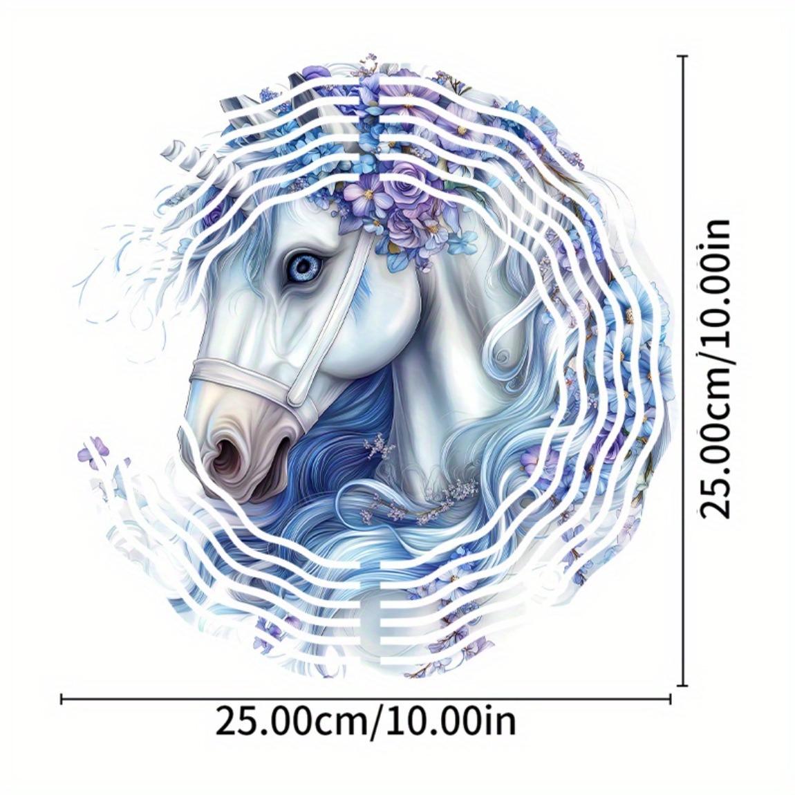 Металлическая музыка ветра «Единорог» с цветочным дизайном – вращающийся на 360° крючок, всесезонный, устойчивый к погодным условиям садовый декор 01A
Металлическая музыка ветра «Единорог» с цветочным дизайном – вращающийся на 360° крючок, всесезонный, устойчивый к погодным условиям садовый декор 01A