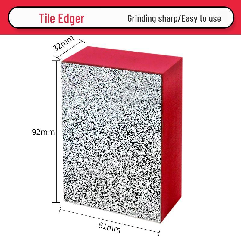 Diamond Sponge Hand Sanding Block for Tile Edging and Polishing
Diamond Sponge Hand Sanding Block for Tile Edging and Polishing