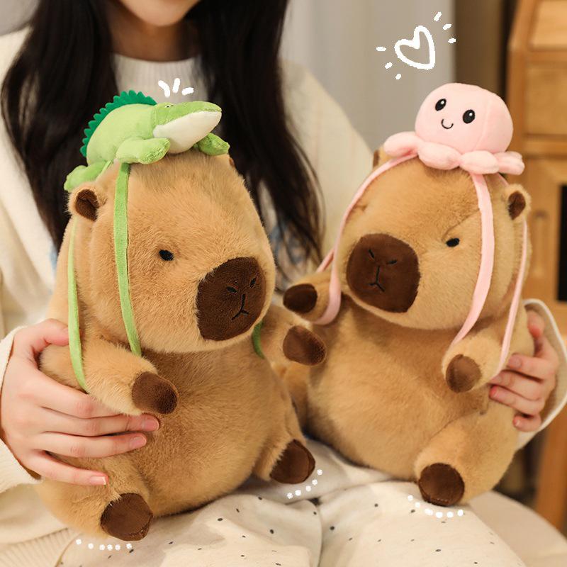 Suburban Friends Capybara Plush: Hat-Wearing Backpack Buddy Doll, Stuffed Animal Toy for Kids, Perfect Birthday Gift for Girls 20cm 0.15kg
Suburban Friends Capybara Plush: Hat-Wearing Backpack Buddy Doll, Stuffed Animal Toy for Kids, Perfect Birthday Gift for Girls 20cm 0.15kg