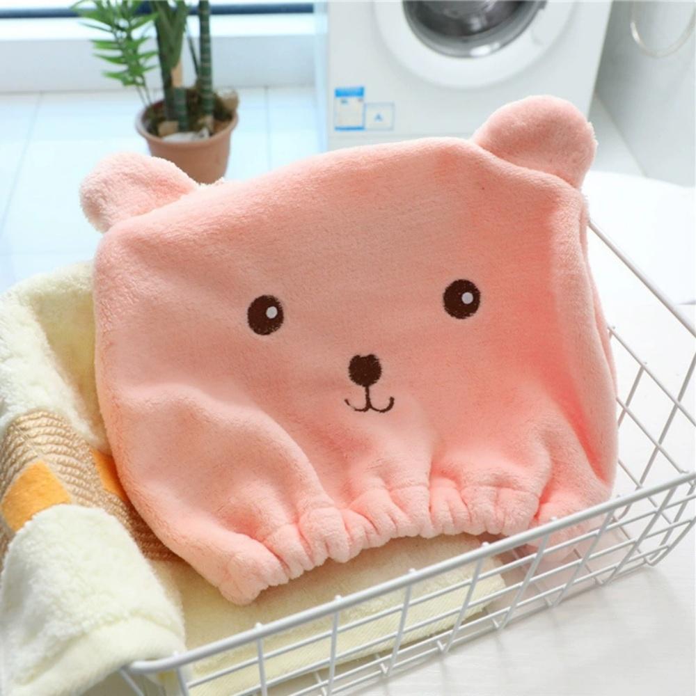 Quick Drying Hair Towel Cap For Women Thin Absorbent Microfiber Korean Cute Bear Embroidered Shower Cap рожевий
Quick Drying Hair Towel Cap For Women Thin Absorbent Microfiber Korean Cute Bear Embroidered Shower Cap рожевий
