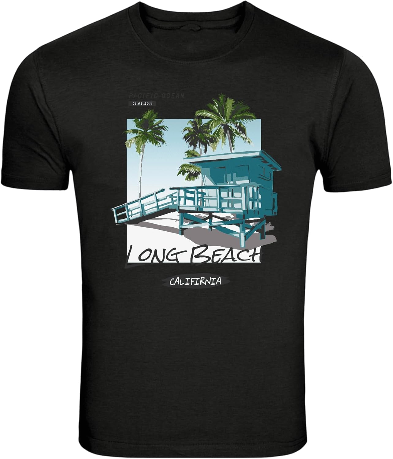 Long Beach California Lifeguard Tower Graphic T-Shirt 5XL різнокольоровий
Long Beach California Lifeguard Tower Graphic T-Shirt 5XL різнокольоровий
