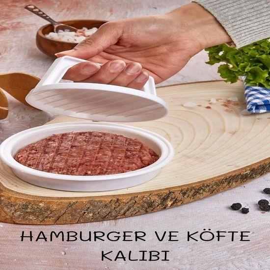 Rotanev Hamburger and Meatball Mold Meatball Press Shaper Burger Press Practical Meatball Making Apparatus -Single
Rotanev Hamburger and Meatball Mold Meatball Press Shaper Burger Press Practical Meatball Making Apparatus -Single