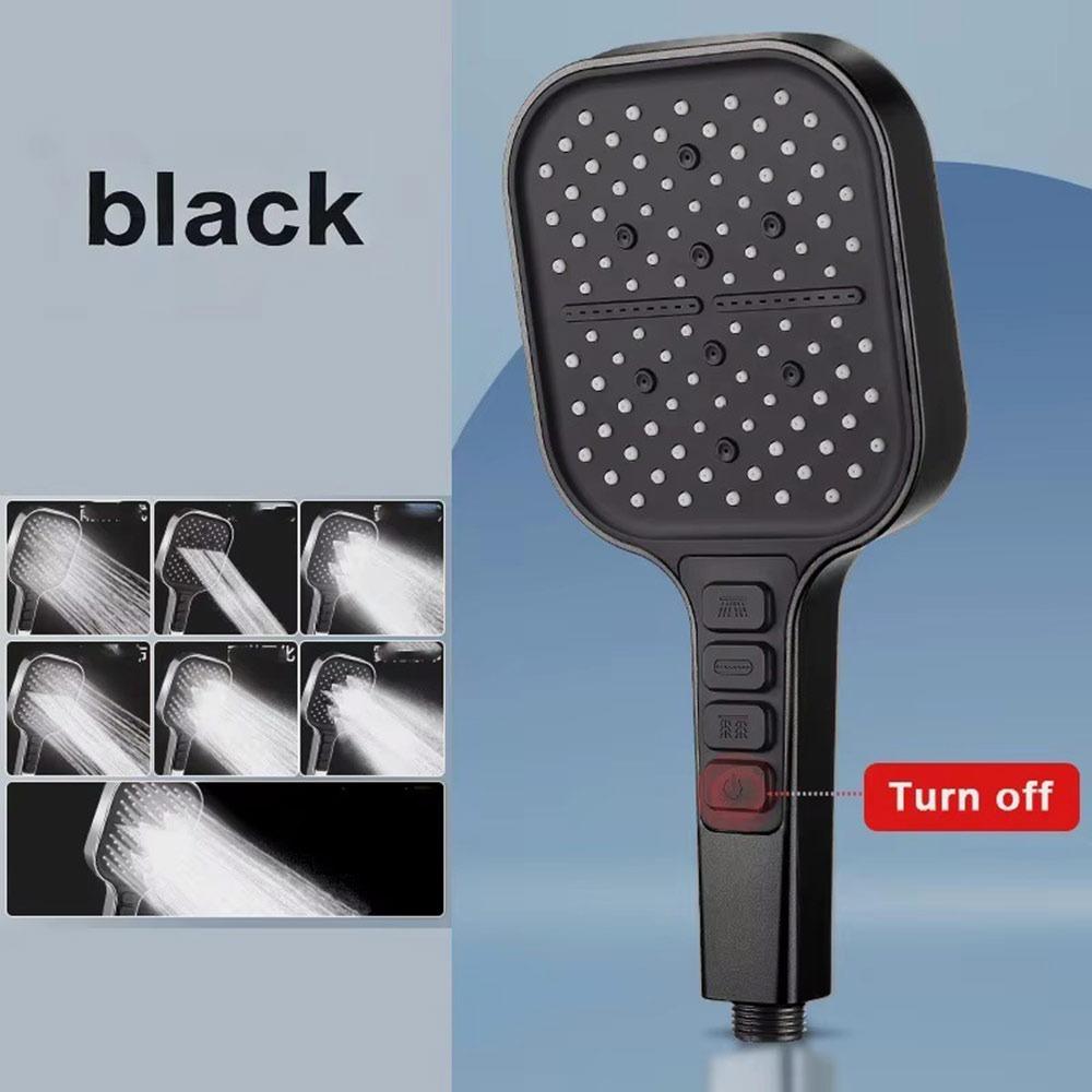 Bathroom Accessories Handheld Shower Head 7 Modes Adjustable Water Saving Shower Sprayer Water-saving Sprinkler чорний
Bathroom Accessories Handheld Shower Head 7 Modes Adjustable Water Saving Shower Sprayer Water-saving Sprinkler чорний
