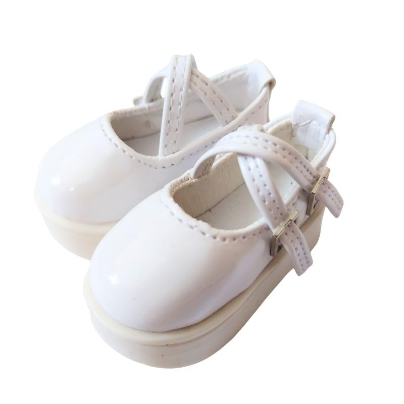 Mimori 14 Doll Shoes, BJD, MSD, MDD, Double Strap, Wide Variety of Doll Shoes (White)
Mimori 14 Doll Shoes, BJD, MSD, MDD, Double Strap, Wide Variety of Doll Shoes (White)