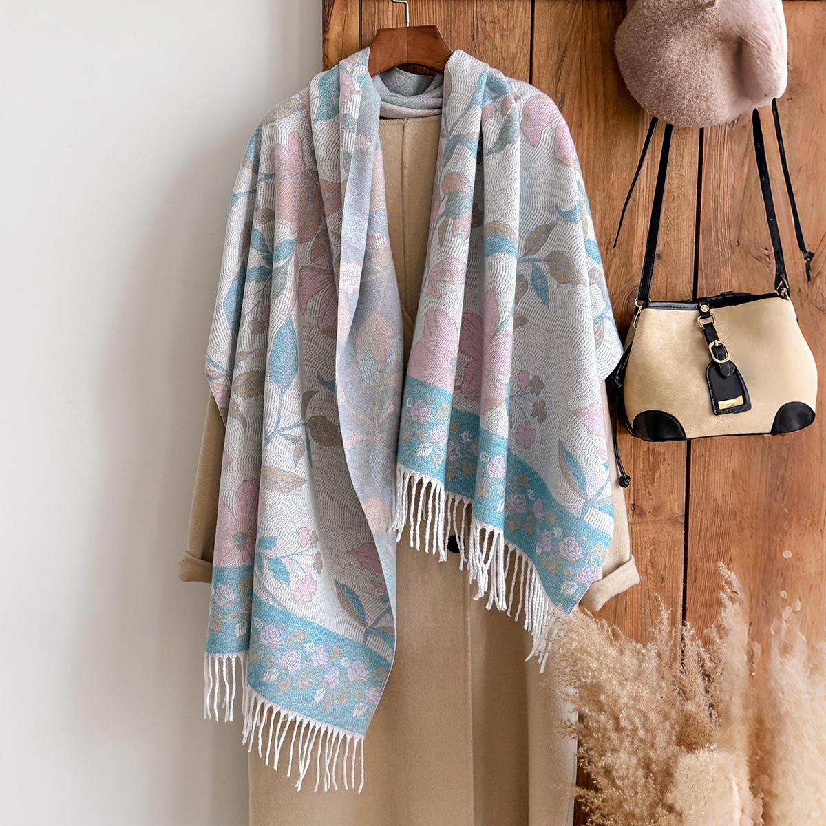 Ladies Spring Summer Luxury Bohemian Shawl Jacquard Flower Pattern Designer Muslim Hijab Pashmina Scarf
Ladies Spring Summer Luxury Bohemian Shawl Jacquard Flower Pattern Designer Muslim Hijab Pashmina Scarf