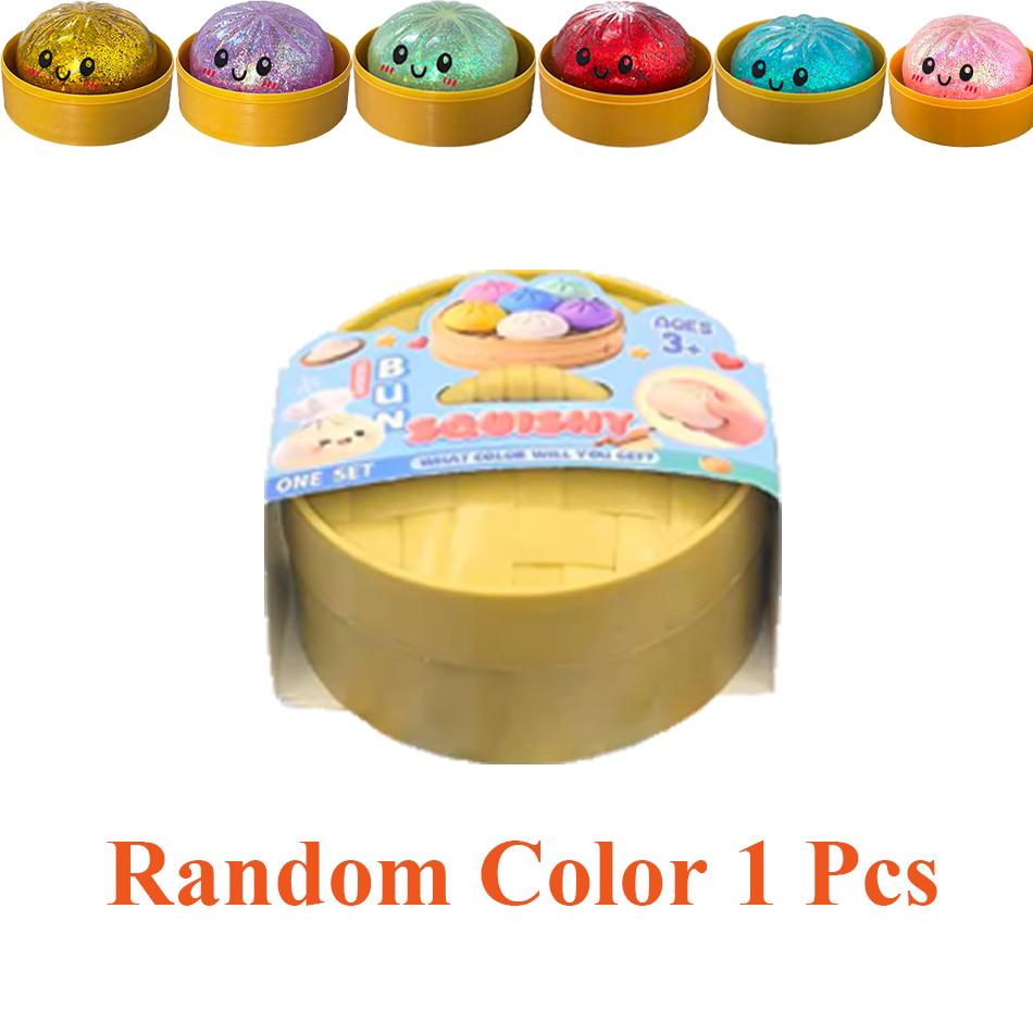 New Relaxing Relieve Anxiety Antistress toys Colorful Simulated Dumpling Sensory Toys Bun with Steamer Squeeze Dough Ball
New Relaxing Relieve Anxiety Antistress toys Colorful Simulated Dumpling Sensory Toys Bun with Steamer Squeeze Dough Ball