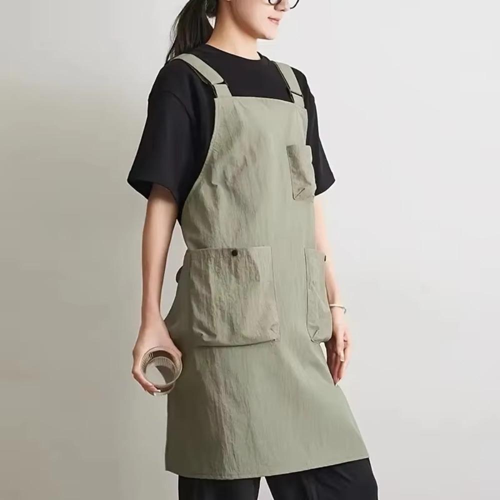 Waterproof Japanese Apron Anti-fouling Kitchen Apron Fashion Work Apron Coffee Shop хакі
Waterproof Japanese Apron Anti-fouling Kitchen Apron Fashion Work Apron Coffee Shop хакі