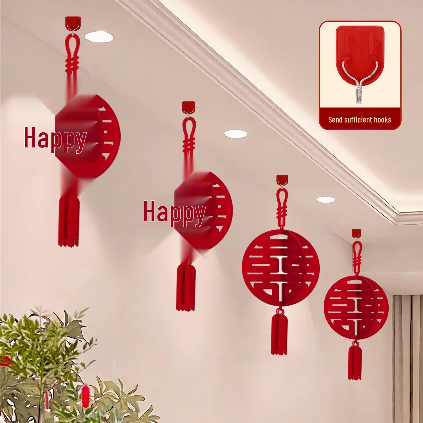 Bridal Ceiling Tinsel Garland: 3D Xi Character Lantern for Wedding and Living Room Décor.
Bridal Ceiling Tinsel Garland: 3D Xi Character Lantern for Wedding and Living Room Décor.